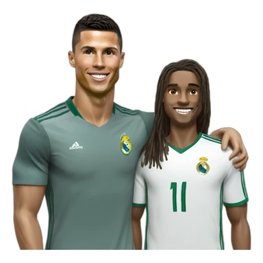 Ronaldo with alnnasr sticker