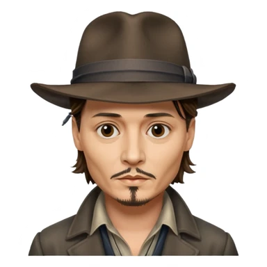 Jonny Depp sticker