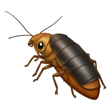 A roach with shoes sticker