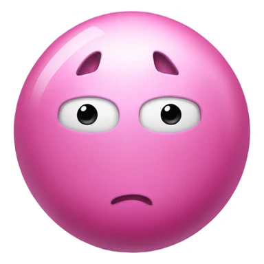 Pink realistic bowling ball  sticker