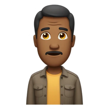 Guy disappointed  sticker