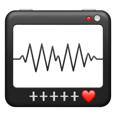 electrocardiogram sticker