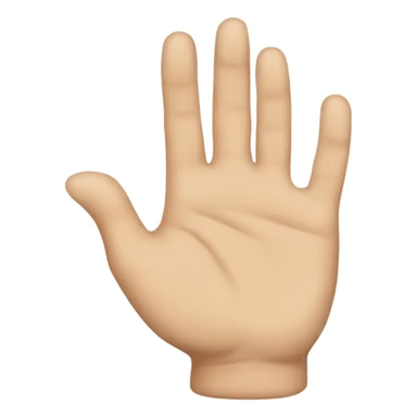 Make an A shape with your hands sticker