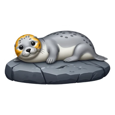 Harbor seal sticker