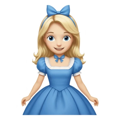 MAKE A ALICE AND THE WONDER LAND EMOJI sticker