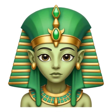 alien ancient egypt sticker