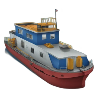 modern-river-barge sticker