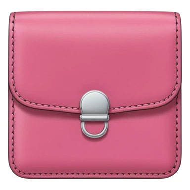 cartera de mujer color rosa  sticker