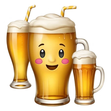 bier emoji gekennzeichnet mit "Freitags-Fübi" sticker