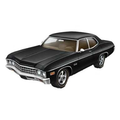black 1969 Chevy Impala sticker