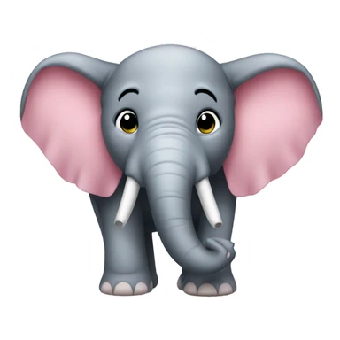elefante rosa sticker