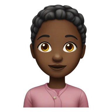 little black girl sticker