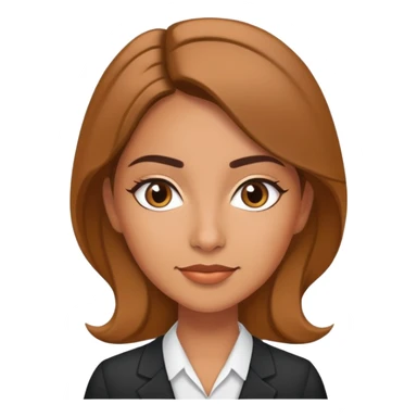 an accountant, female, gen z, modern, latina sticker