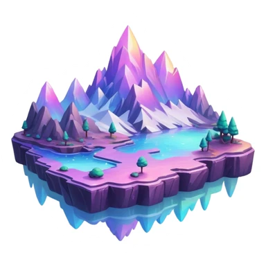 Epic rare complex iridescent aesthetic-scenery sticker