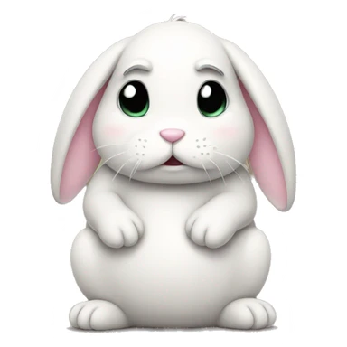 sad bunny sticker