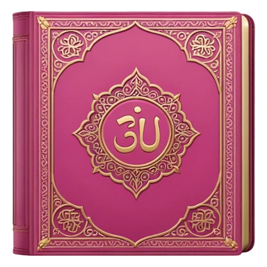 pink quran sticker