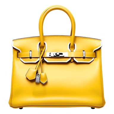 light yellow hermes birkin bag sticker