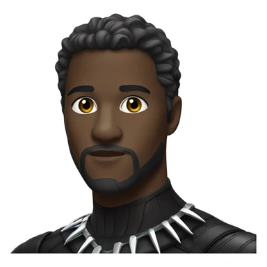 black panther hero sticker