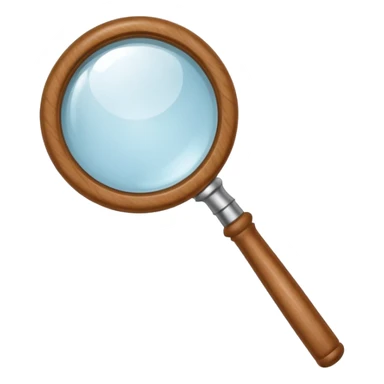 magnifying glass sticker