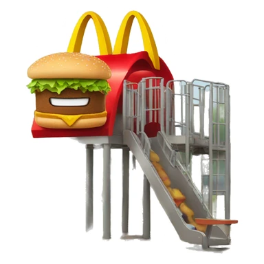 McDonald's at a playground  sticker