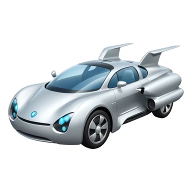 flying car sticker