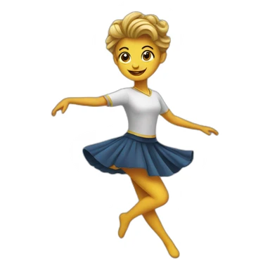 twirling sticker