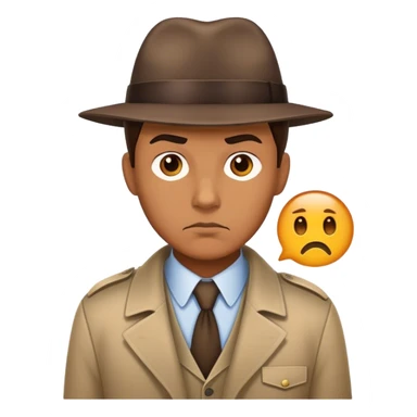 Make an detective serious and know who did it sticker