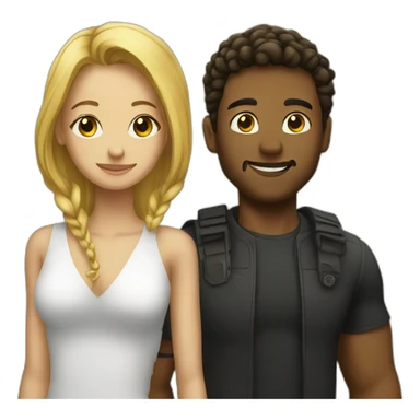 Virgo and scorpio  sticker