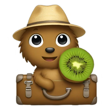 travel with kiwi sticker