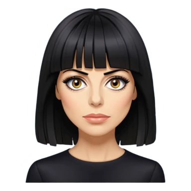 claudia winkleman lots of fringe sticker