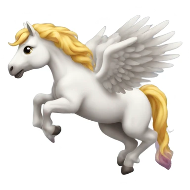 flying horse saying i am gay sticker