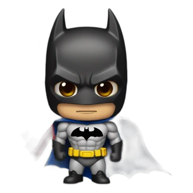 Batman with Puerto Rican flag sticker