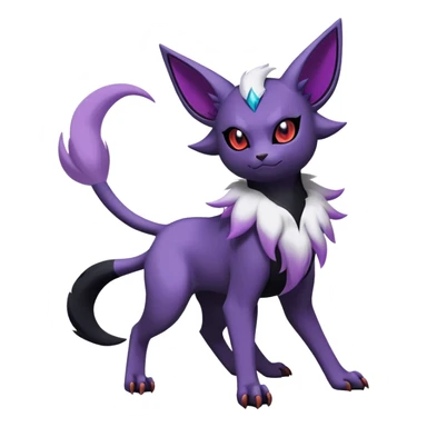 Litten-Absol-Noibat-Espeon-Hybrid (Full body) sticker