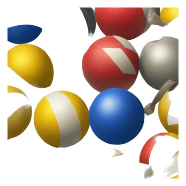 Pétanque balls sticker