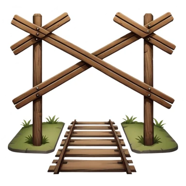 Railroad crossing  sticker