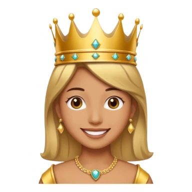 Una persona enamorado y con una corana sticker