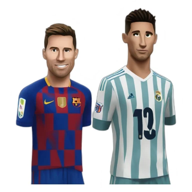 Ronaldo écrase messi sticker