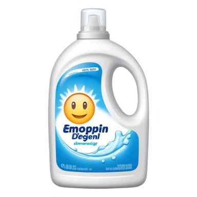 dishwashing detergent white  sticker