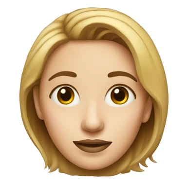 Lady that got facial reconstruction surgery  sticker