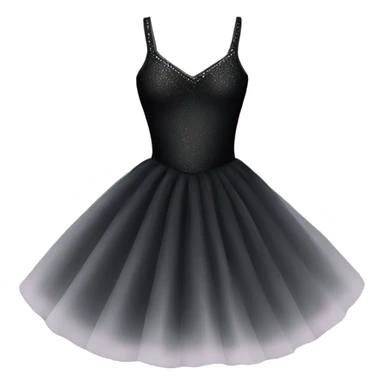 black Ballerina dress sticker