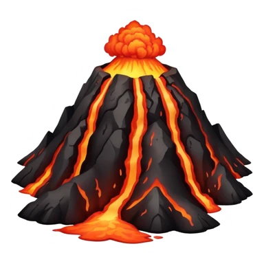 Hawaiian volcano sticker
