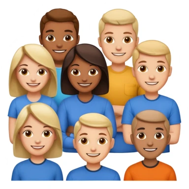 Software Engineering team (multi sex and ethnicity) sticker