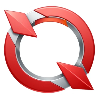 Prompt 15: "Is your backup plan."
Graphic: 🔄 Refresh/loop arrows icon (white with red highlights).
Animation: Arrows rotate smoothly.
Background: Transparent. sticker