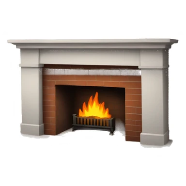 Fireplace sticker