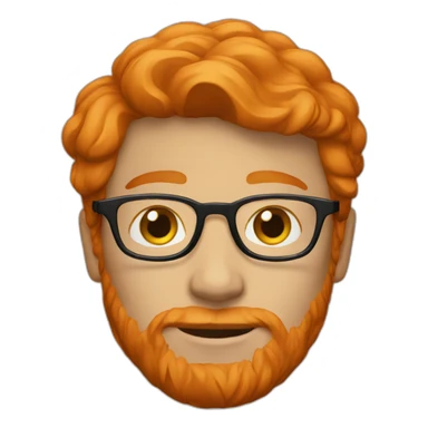 ginger-swiss-person-red-hair-glasses sticker