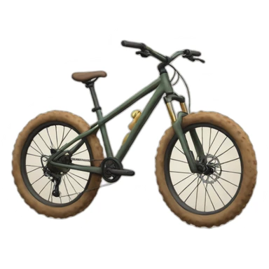 mtb bicycle with dirt sticker