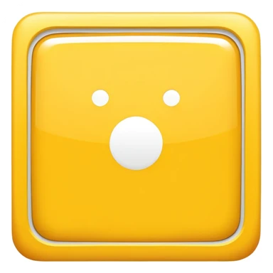 yellow square with a white dash in the middle sticker