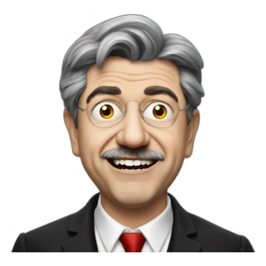 mélenchon as vampire sticker