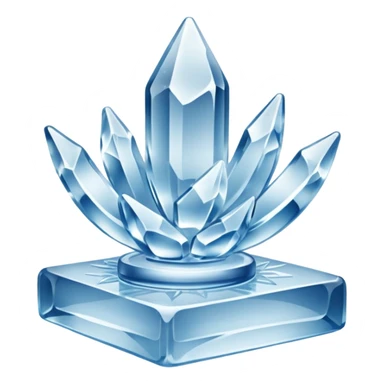 full  ice sculpture sticker