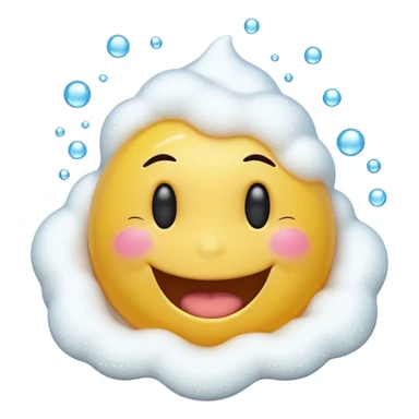 Foaming from mouth smiley sticker